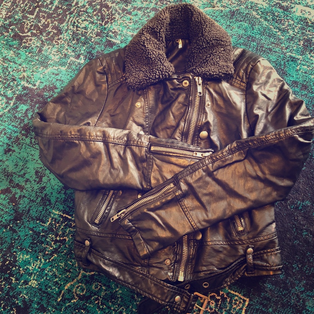 Faux leather Jacket